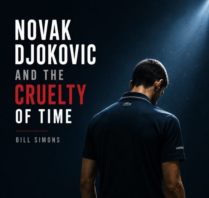 DJOKOVIC CRUELTY OF TIME IMAGE
